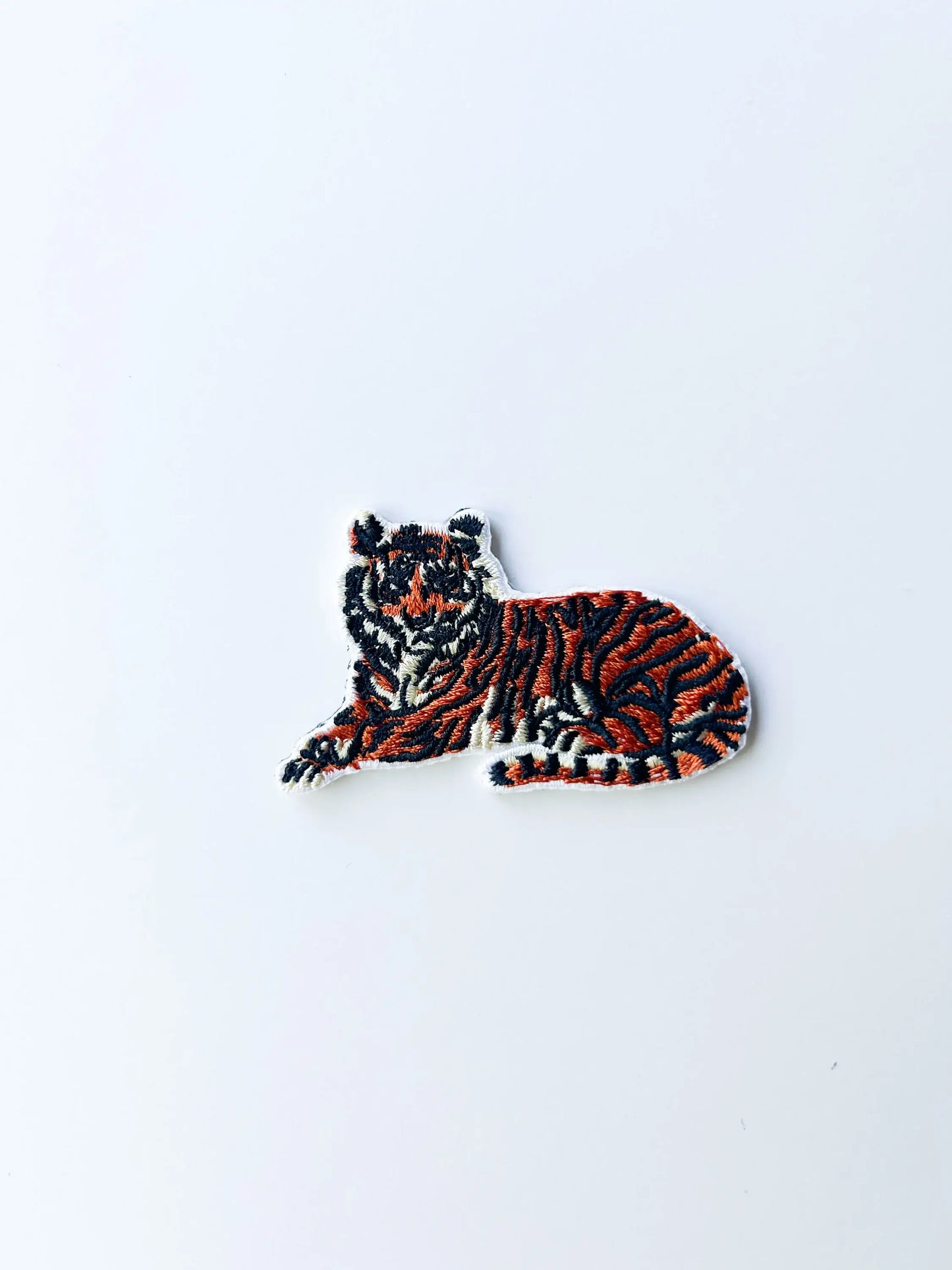 Field Trip Threads - Tiger Embroidered Iron-On Patch