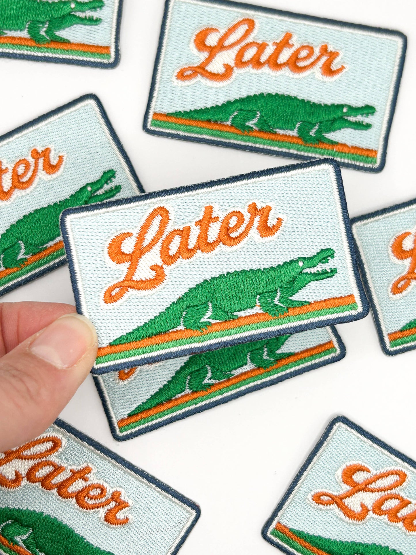 Field Trip Threads - Later Gator Embroidered Patch β Alligator Patch, Southern