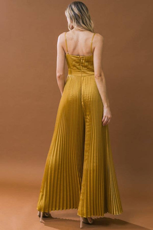 FLYING TOMATO - A solid woven jumpsuit - IP8050: MARIGOLD / Contemporary / S