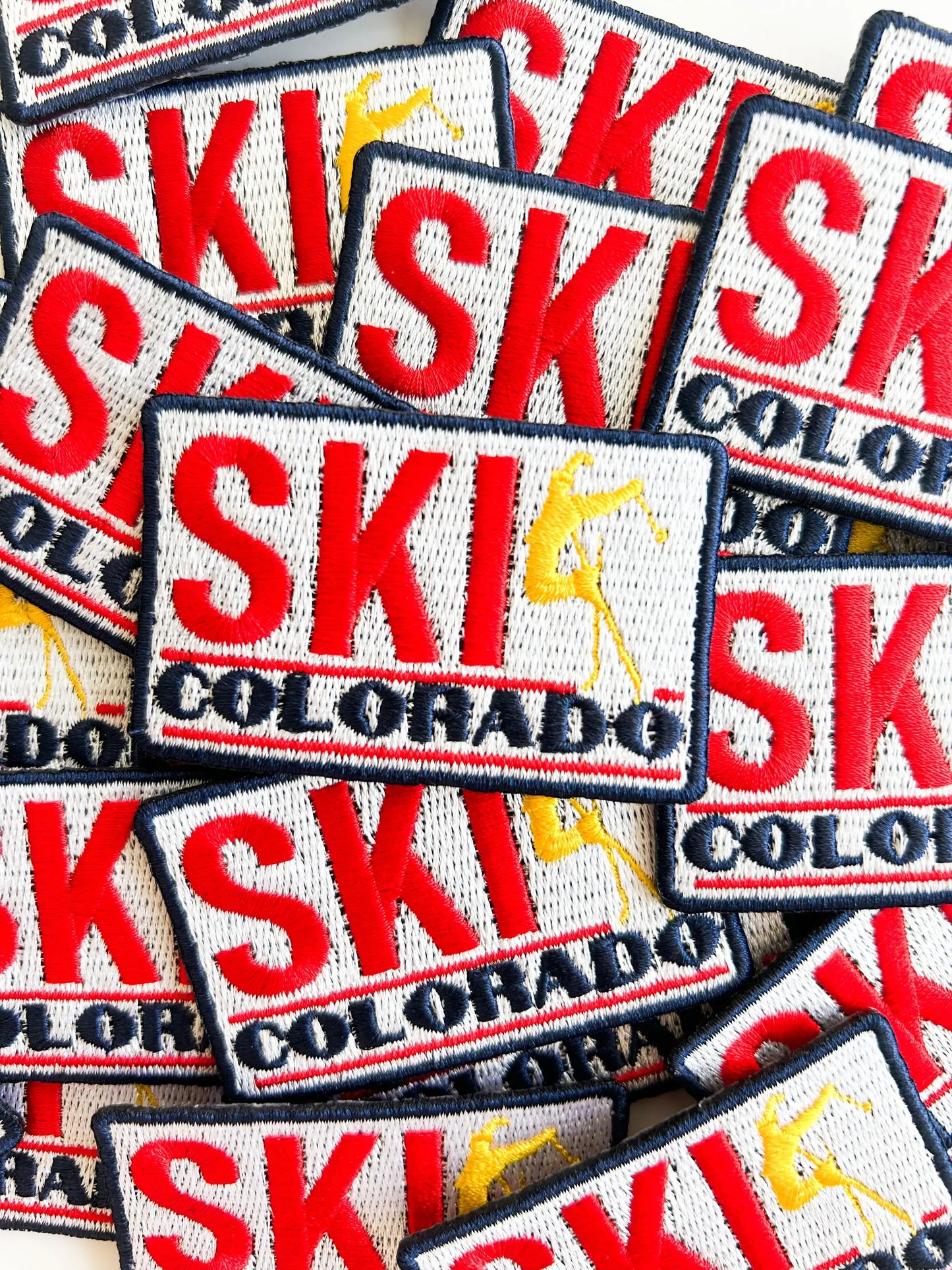 Field Trip Threads - Ski Colorado Embroiderd Iron On Patch