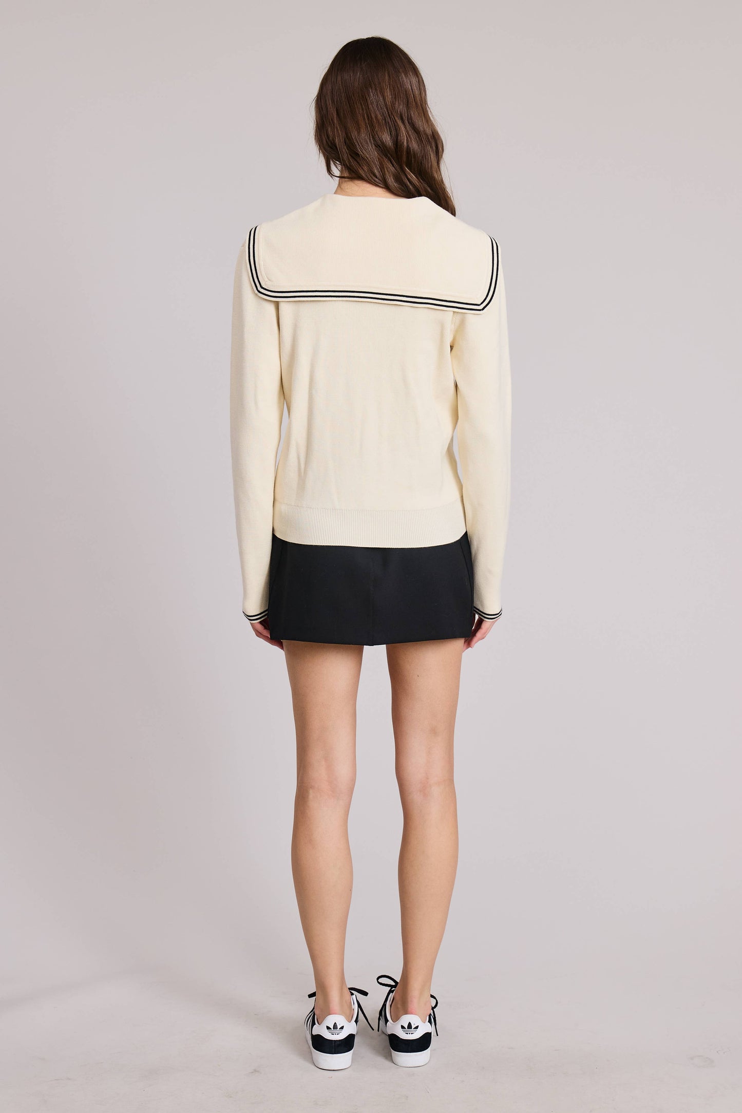 FLAT WHITE - Vienne Sweater Top: XS/S