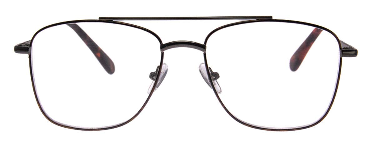 A.J. Morgan - MASTER PLAN - READING GLASSES: BLACK/GOLD / 1.25