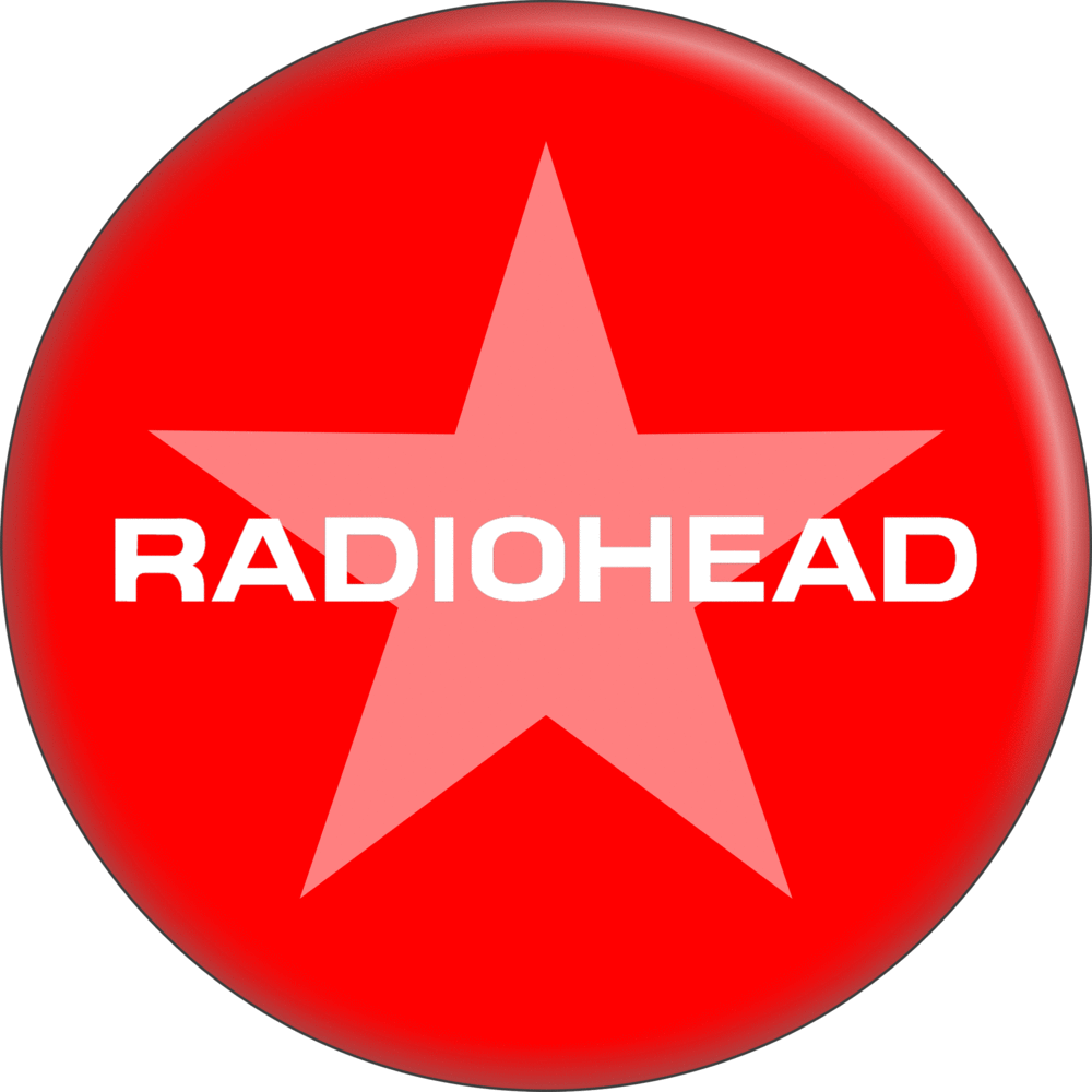 Square Deal Recordings & Supplies - Pin-on Button - 1.25 Inch - Radiohead - Star