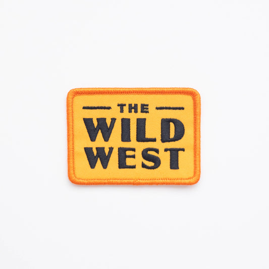 Union Made - The Wild West Embroidered Iron on Patch : Yes