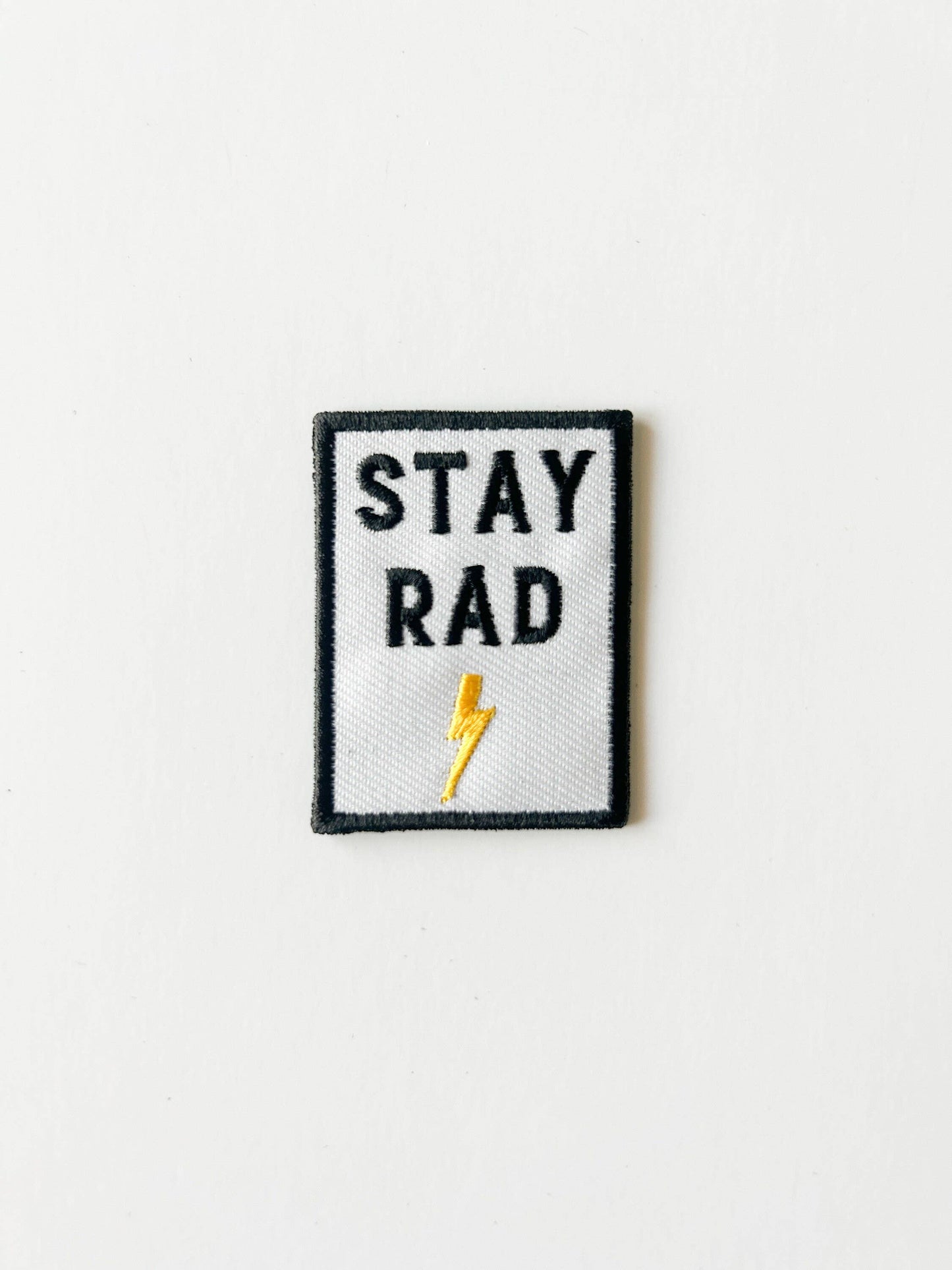 Field Trip Threads - Stay Rad Embroidered Iron-On Patch