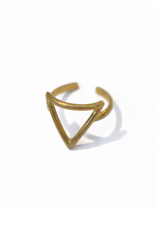 Peter and June - Geo Adjustable Ring - Triangle