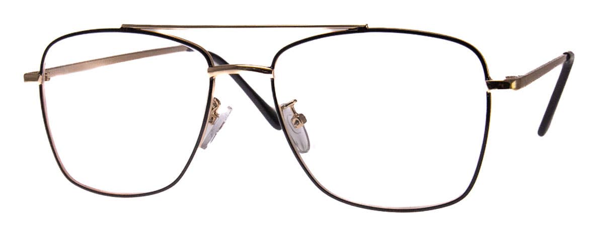 A.J. Morgan - MASTER PLAN - READING GLASSES: BLACK/GOLD / 1.50
