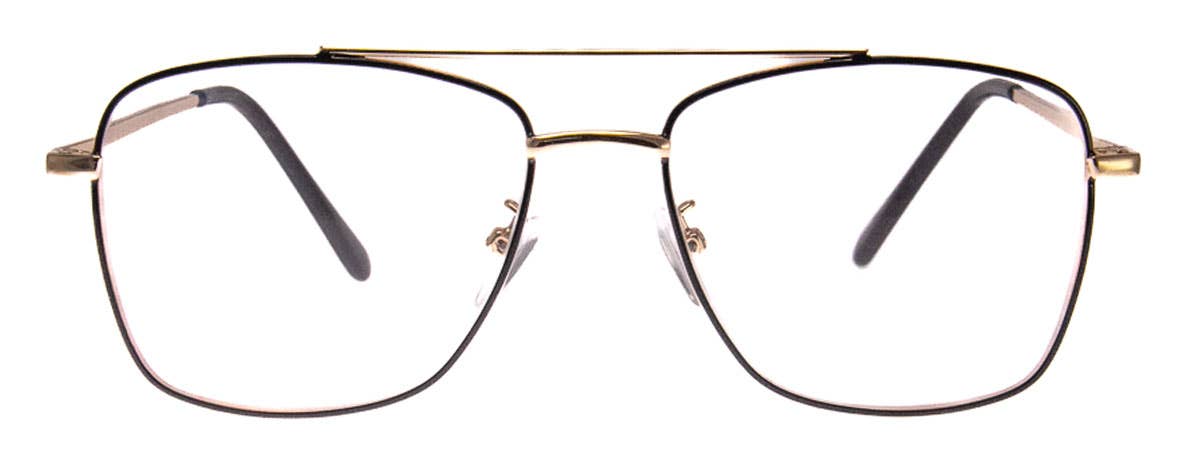 A.J. Morgan - MASTER PLAN - READING GLASSES: BLACK/GOLD / 1.25