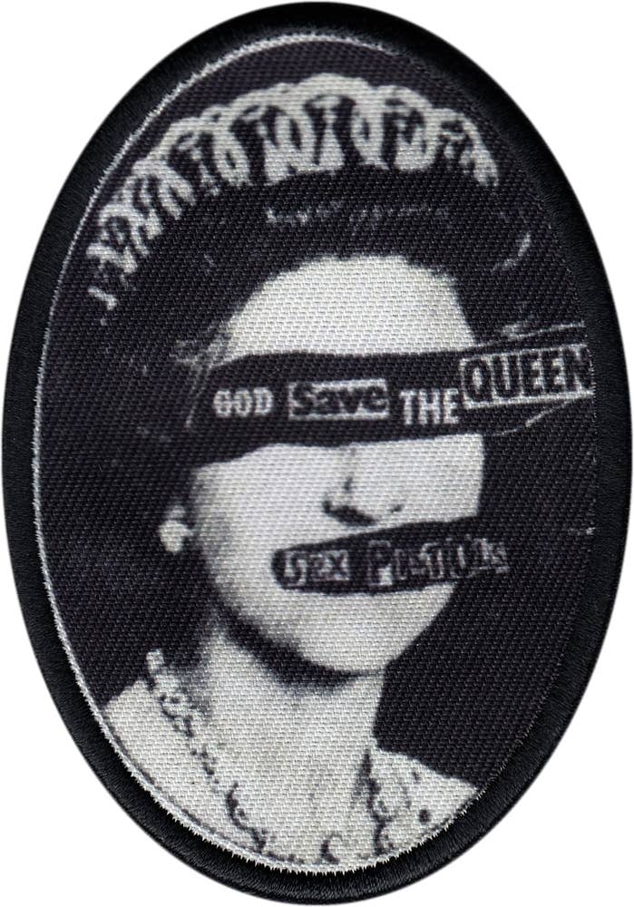 Square Deal Recordings & Supplies - Patch - Sex Pistols - God Save The Queen - Punk Rock Music