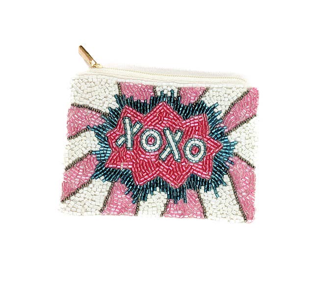 Nima Accessories Inc - Ladies XOXO Beaded Coin Purse