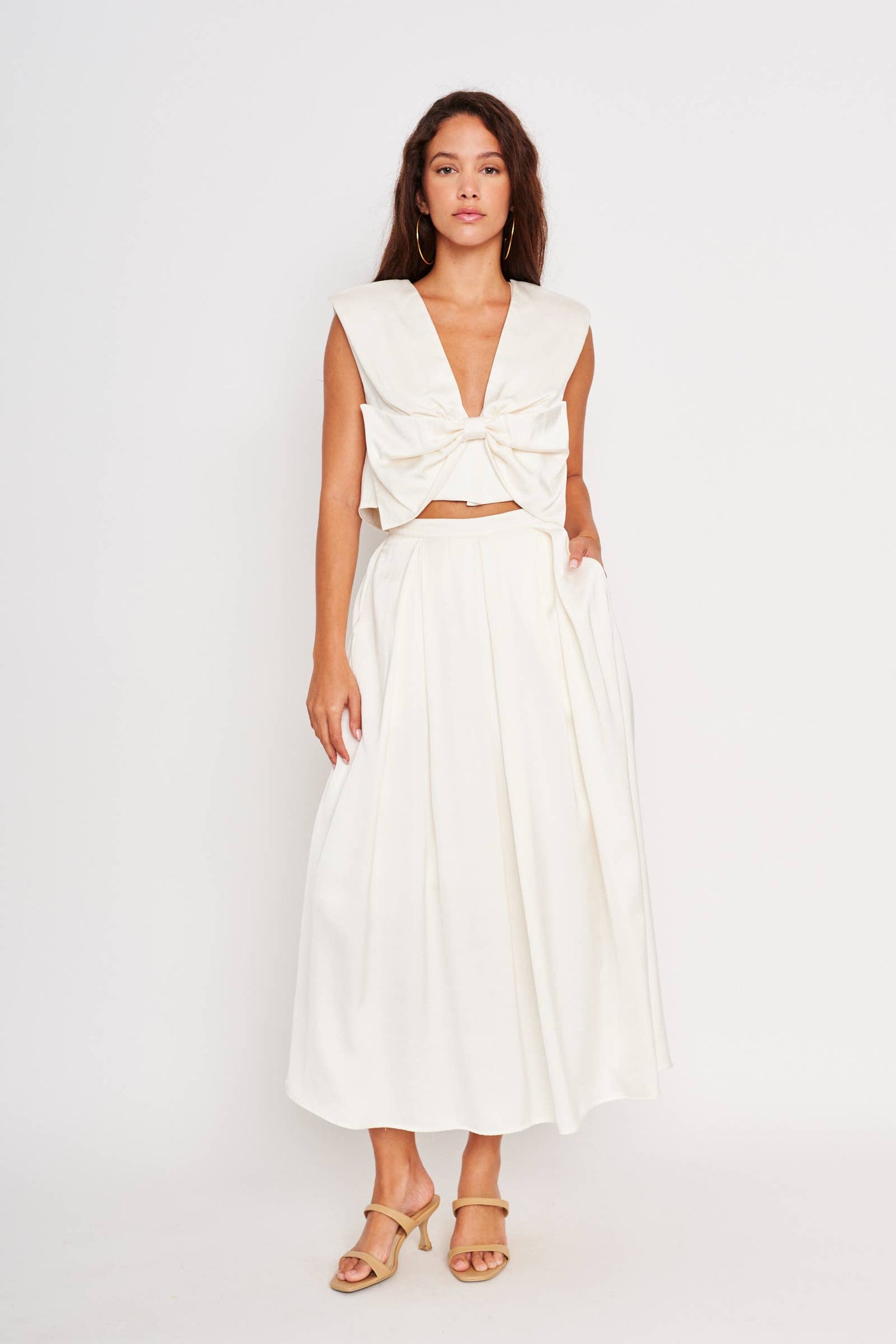 dRA - BOW TOP - TT1707A: IVORY / M