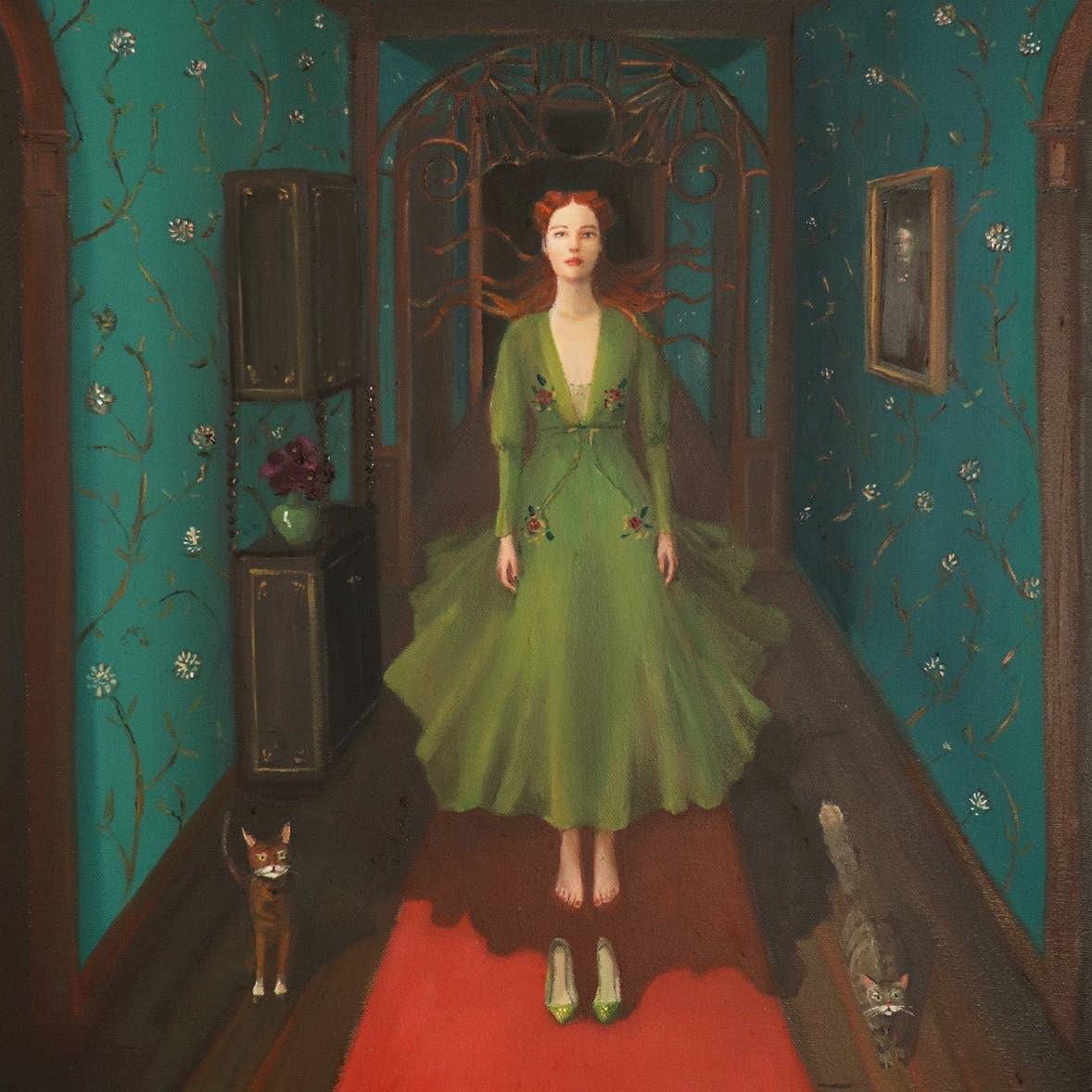 JANET HILL STUDIO - The Haunting of Harlow Hall. 8.5"x11" Art Print