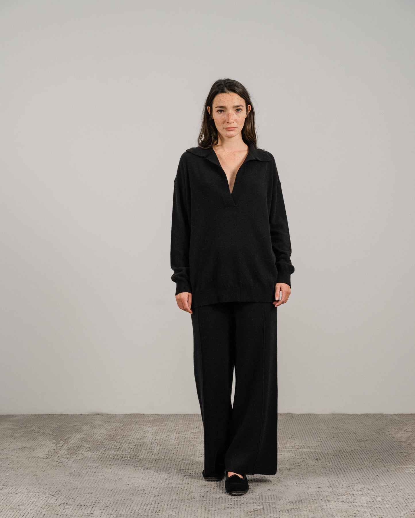 Lèmme - Cashmere blend polo: Bianco Naturale / M