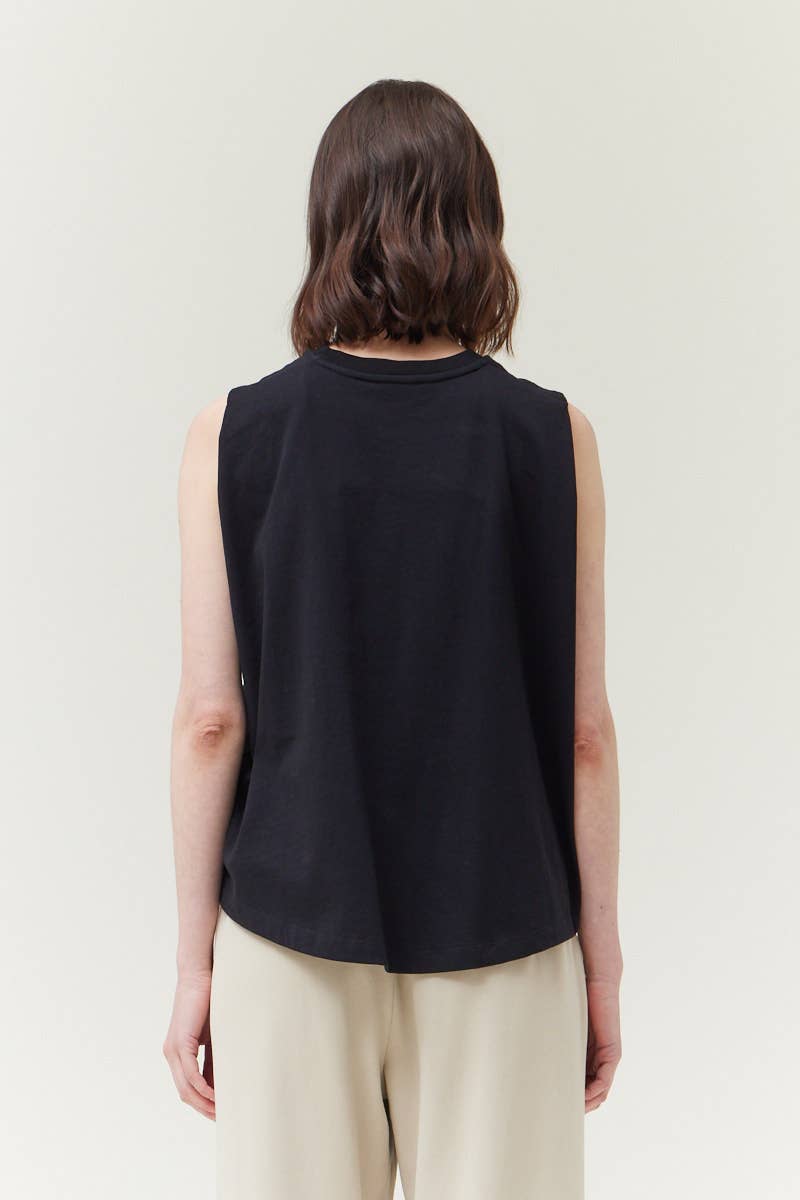 Grade & Gather - 42078 - BACK FOLDED TSHIRT: OFF WHITE / Contemporary / SMALL