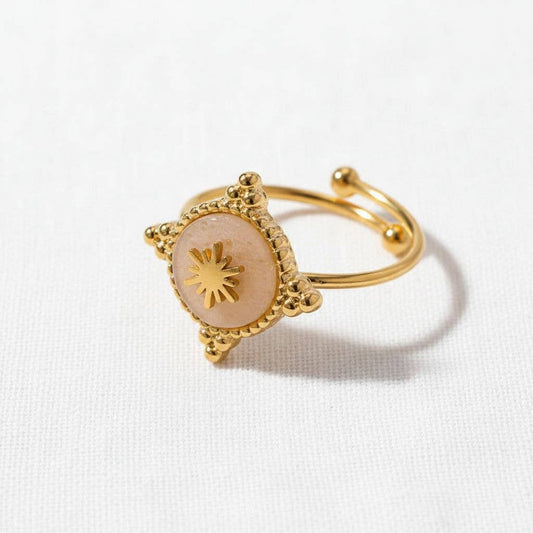 paperln - Vintage-Inspired Geometric Open Ring