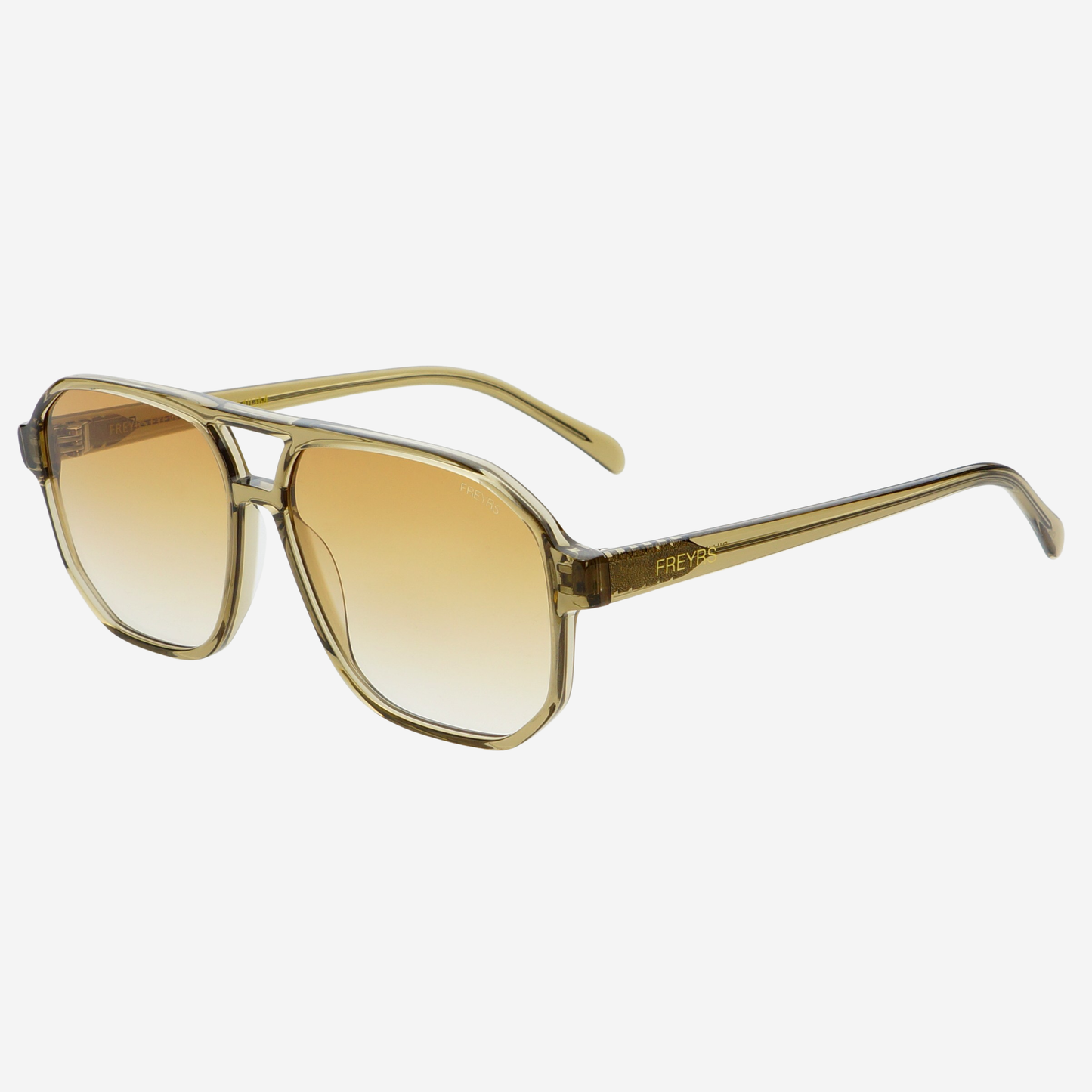 FREYRS Eyewear - Billie ( NEW ) Unisex Aviator Sunglasses : Olive