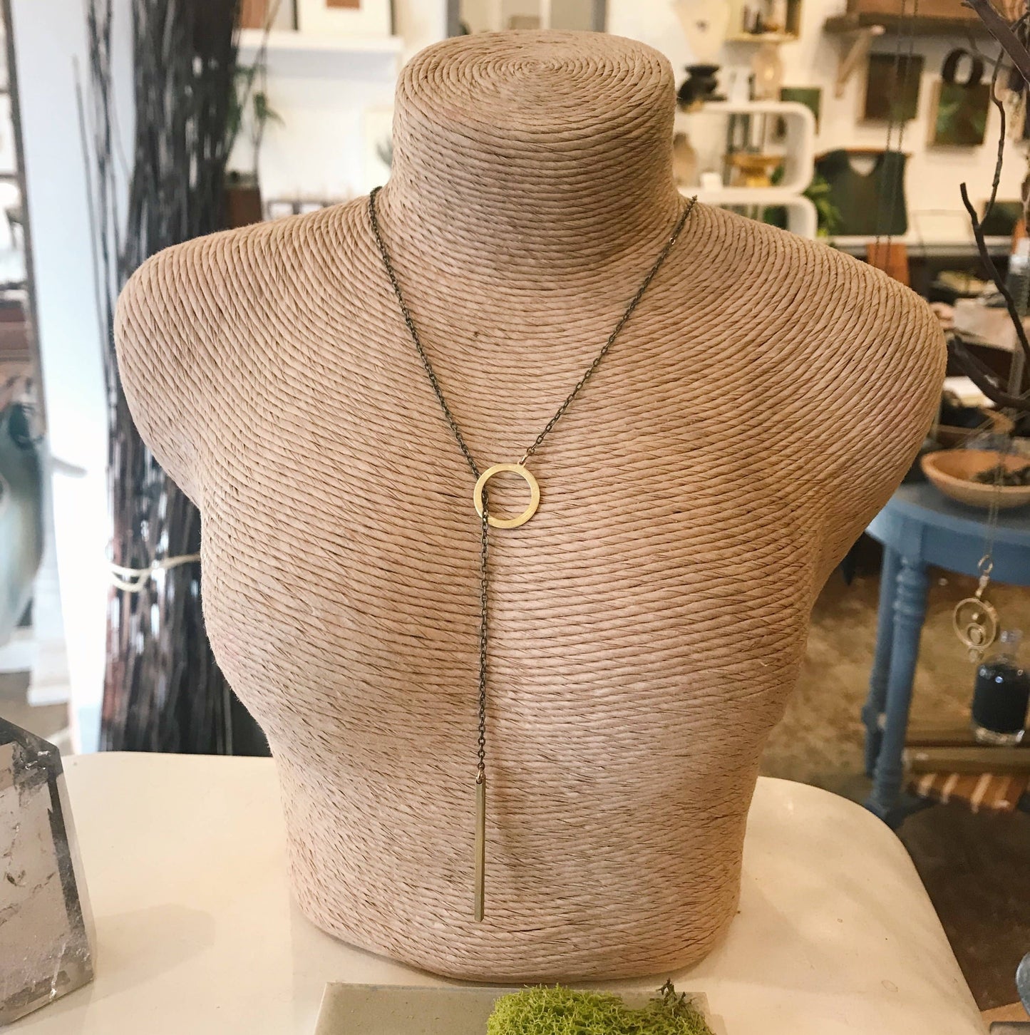 Modern Madini - Small brass lariat