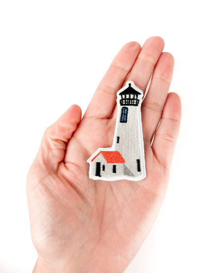 Field Trip Threads - Lighthouse Embroidered Patch Nautical Iron On Patch for Hat