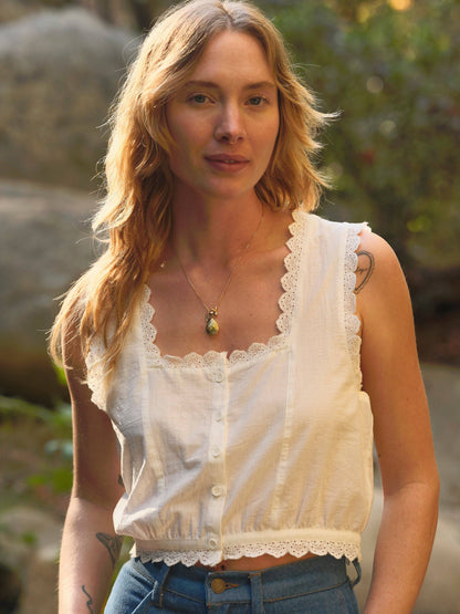 Mollusk - Helena Top: White / XS
