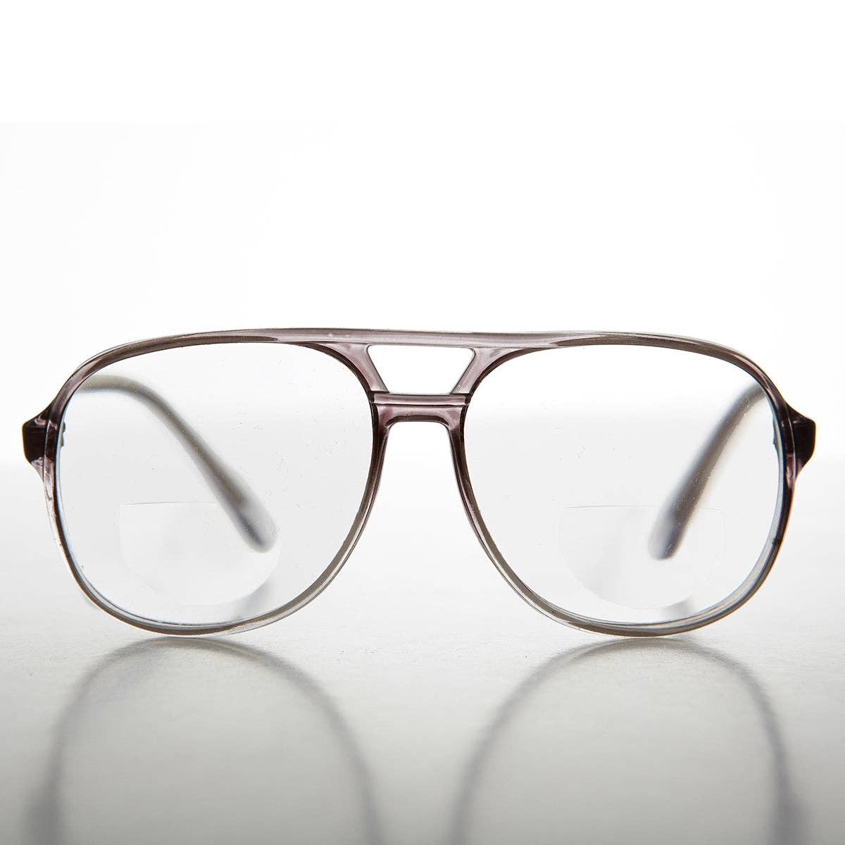 SUNGLASS MUSEUM - Retro Bifocal Reading Glasses - Zeller: Black / 1.50 diopter