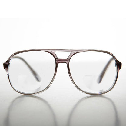 SUNGLASS MUSEUM - Retro Bifocal Reading Glasses - Zeller: Black / 1.50 diopter