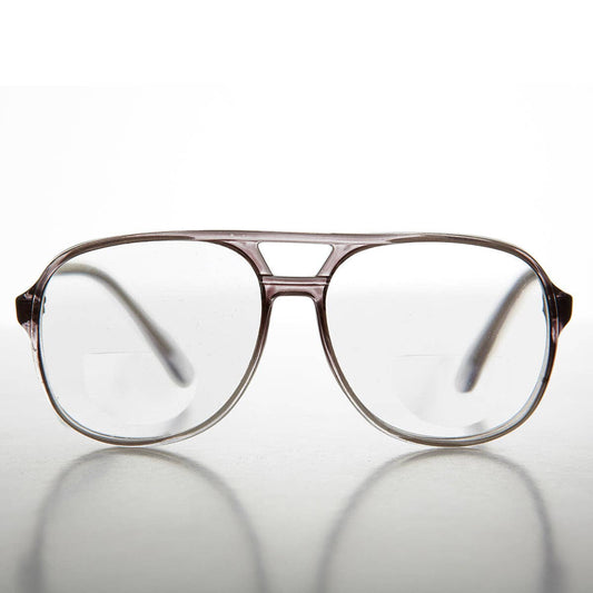 SUNGLASS MUSEUM - Retro Bifocal Reading Glasses - Zeller: Black / 1.50 diopter