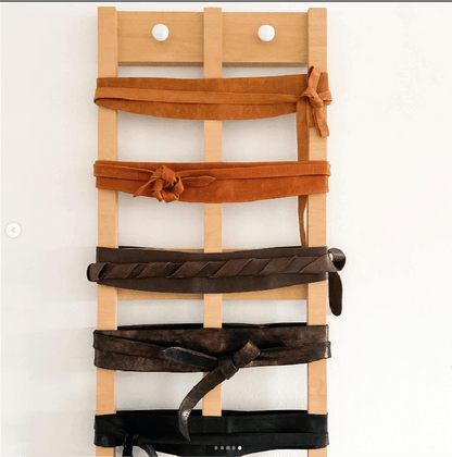 ADA Collection Belts - Midi Wrap Belt – Black | Adjustable One-Size