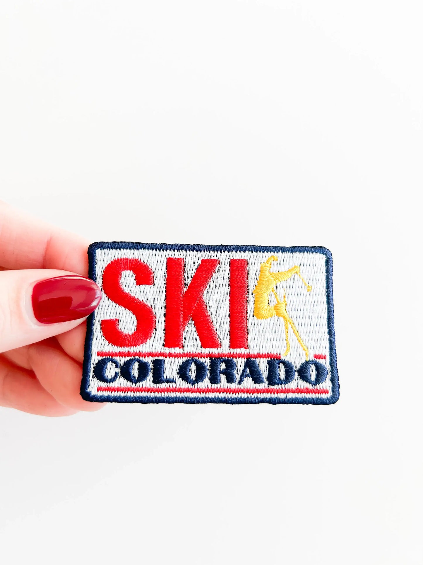 Field Trip Threads - Ski Colorado Embroiderd Iron On Patch