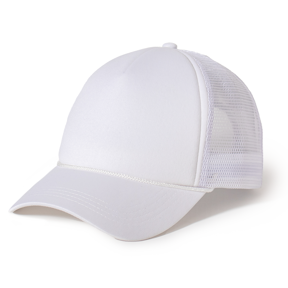 David And Young - FWCAPM200 - Solid Foam Trucker Cap: Beige