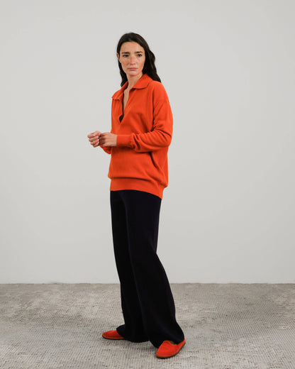 Lèmme - Cashmere blend polo: Bianco Naturale / L