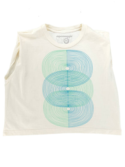 Supermaggie @ Faire - Double S Curve Maisie Heavyweight Muscle Tee: Pink Lavender / Sm