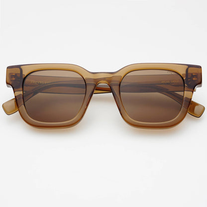 FREYRS Eyewear - Atlas Acetate Rectangular Sunglasses  : Brown