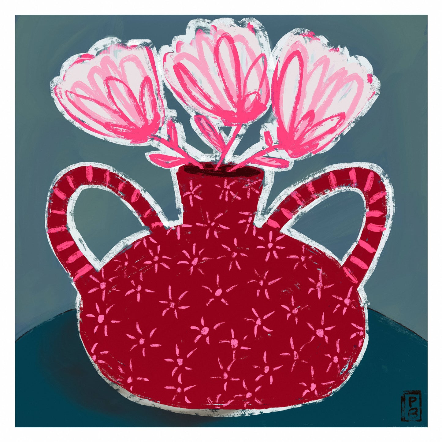 Pascale Berkowitz Studio Art - "Still Life No. 28" Giclée Fine Art Print: 20x20