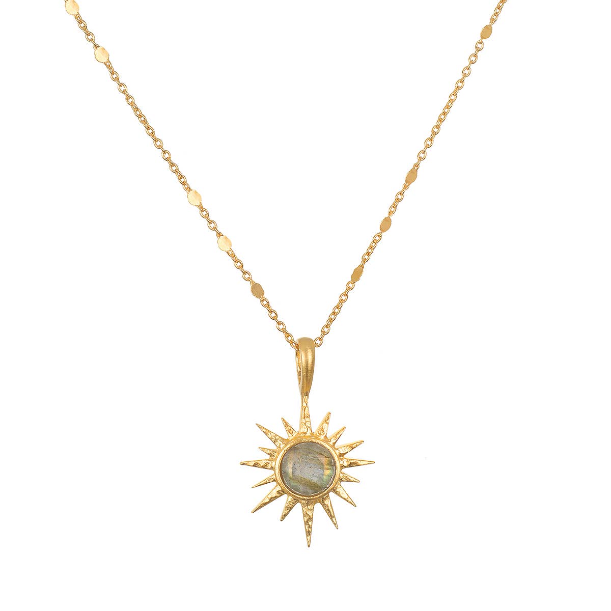 Satya Jewelry - 16" Labradorite North Star Necklace