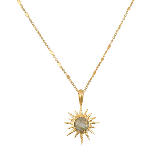 Satya Jewelry - 16" Labradorite North Star Necklace