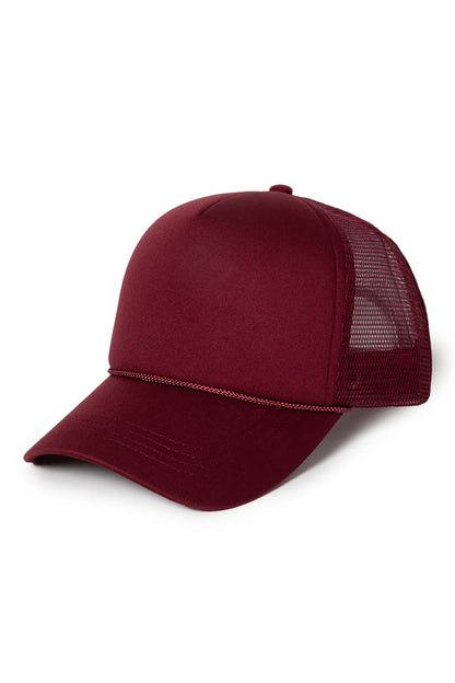David And Young - FWCAPM200 - Solid Foam Trucker Cap: Beige