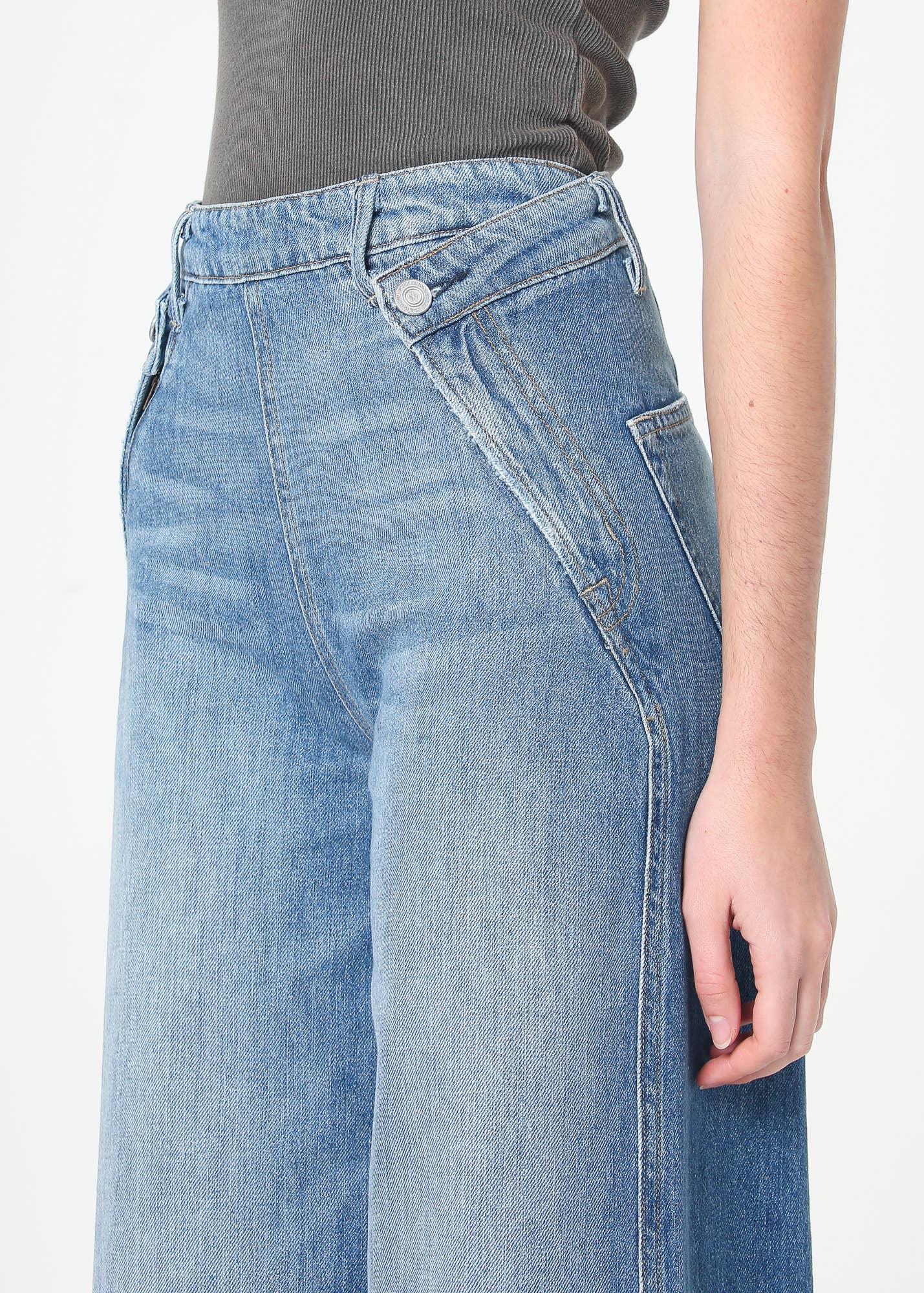 Noend Denim - Dina High Waisted Wide Jeans - San Diego: San Diego / 27