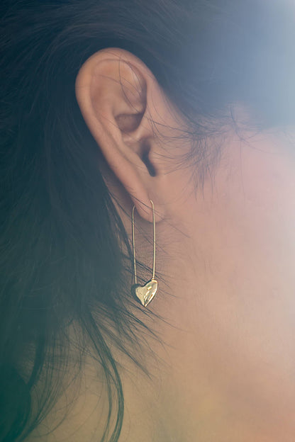 Peter and June - Lita Safety Pin Hoops - 18K Gold Plated