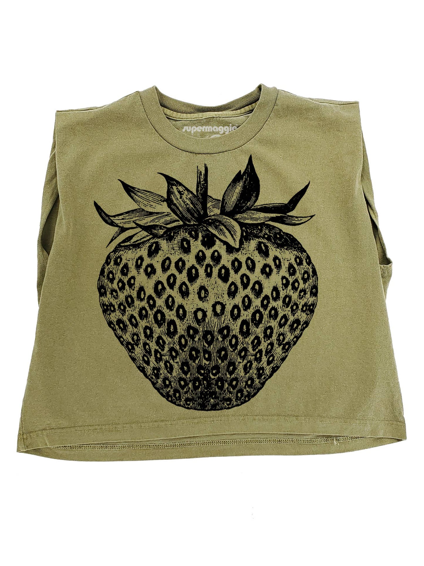 Supermaggie @ Faire - Strawberry Maisie Heavyweight Muscle Tee: Pink Lavender / Md