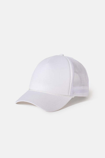 David And Young - FWCAPM200 - Solid Foam Trucker Cap: Beige