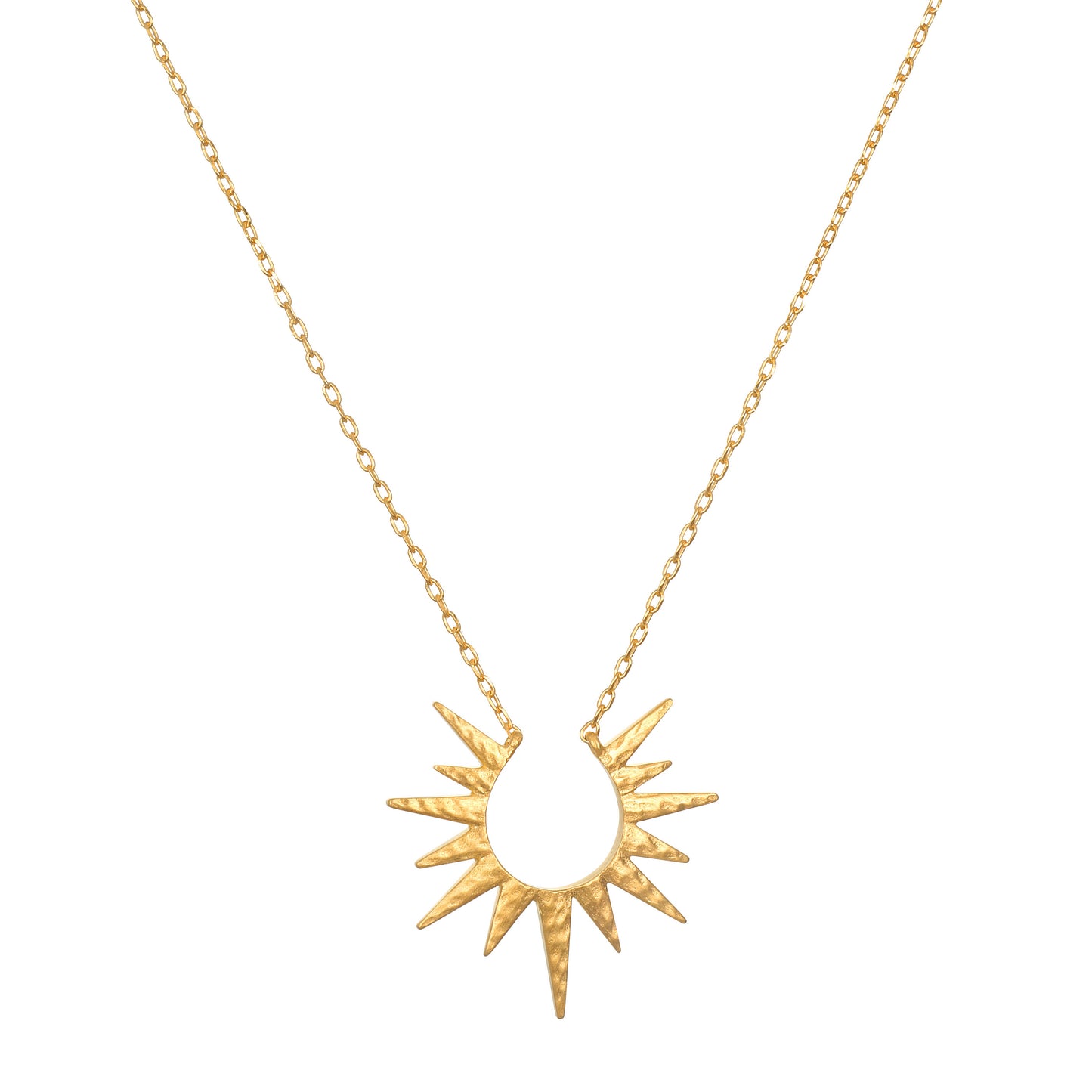 Satya Jewelry - 16" North Star Burst Necklace