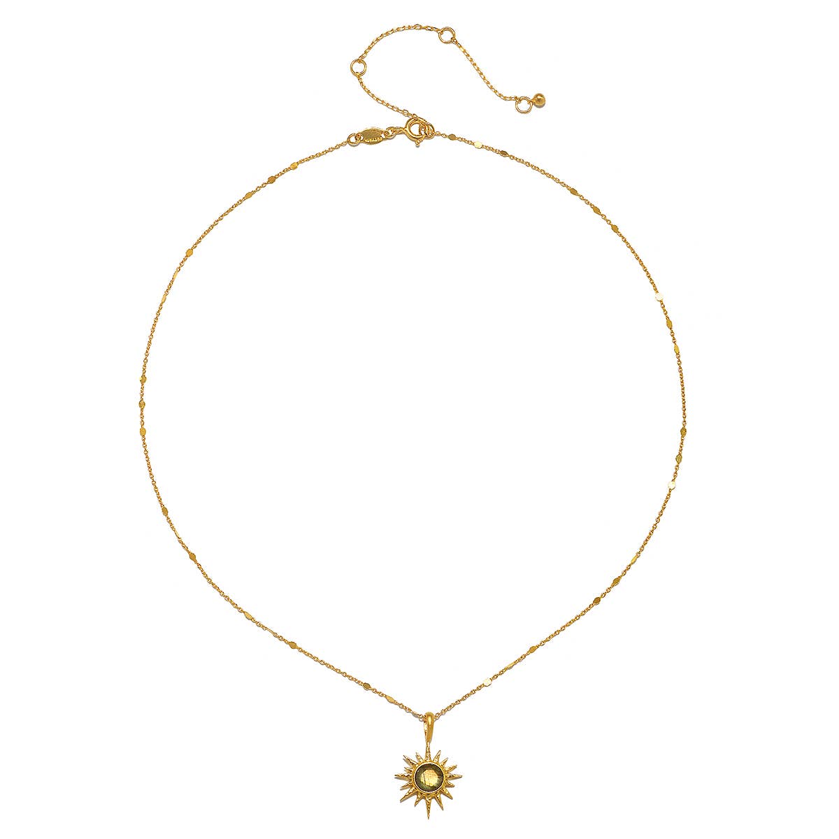 Satya Jewelry - 16" Labradorite North Star Necklace