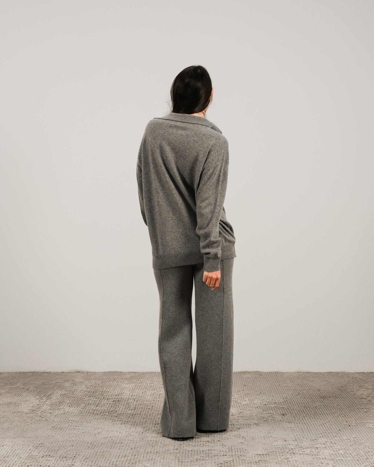 Lèmme - Cashmere blend polo: Bianco Naturale / L