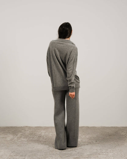 Lèmme - Cashmere blend polo: Bianco Naturale / L