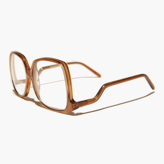 SUNGLASS MUSEUM - Brown Oversized Reader or Bifocal Glasses - Mia: Brown - Reader / 1.50