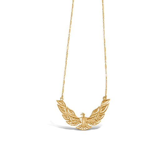Glamrocks Jewelry - Bandit Necklace: Brass/gold fill