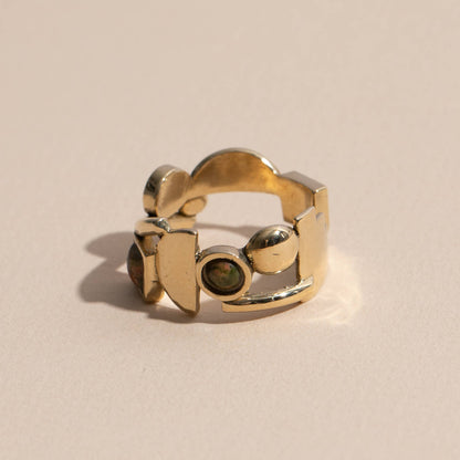 Lindsay Lewis - Shapes Ring: Brass / 7
