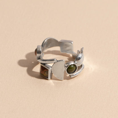 Lindsay Lewis - Shapes Ring: Brass / 7