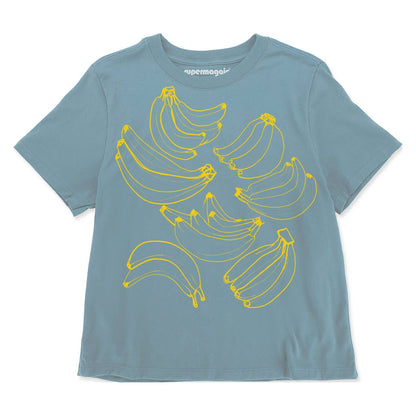 Supermaggie @ Faire - Bananas Gwenn Heavyweight Tee: Denim / Md