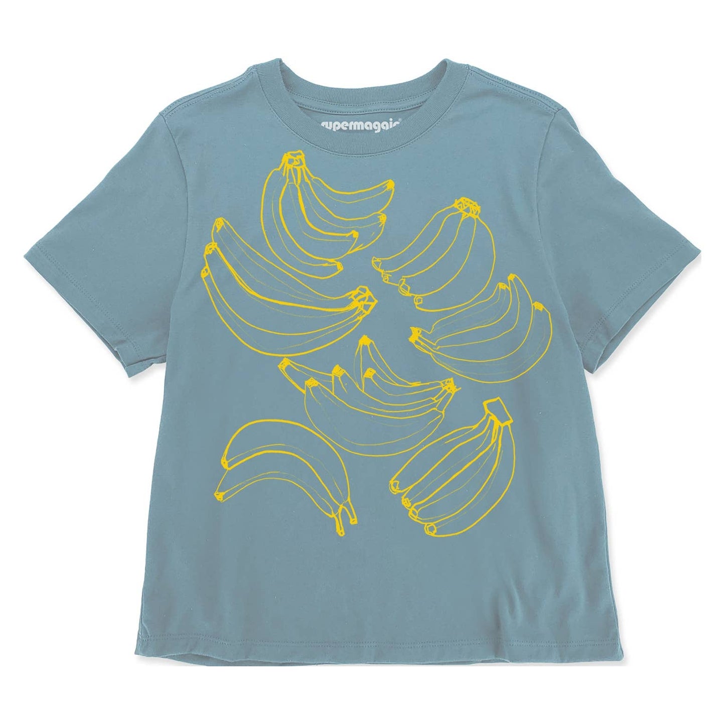 Supermaggie @ Faire - Bananas Gwenn Heavyweight Tee: Denim / Xs